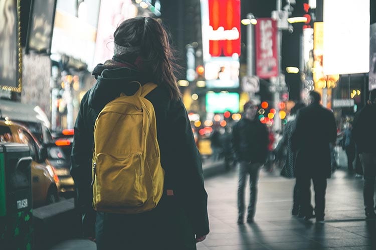 Woman walking