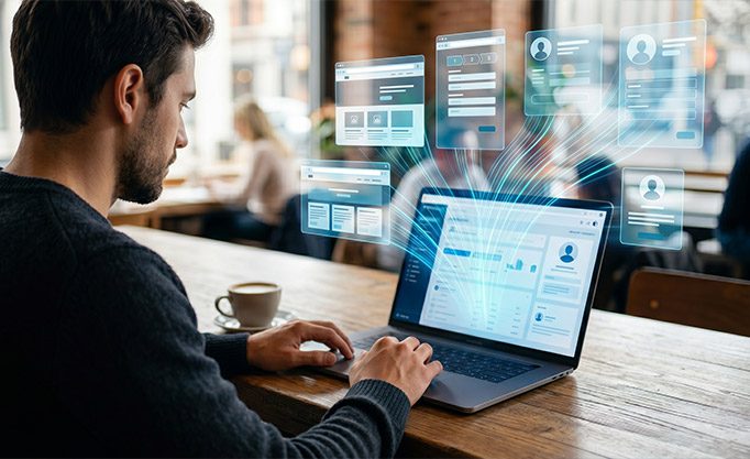 Solutions1b Man on laptop